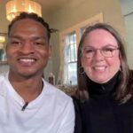 Jamal Hinton and Wanda Dench celebrating 7th thanksgiving