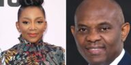 Genevieve Nnaji and Tony Elumelu