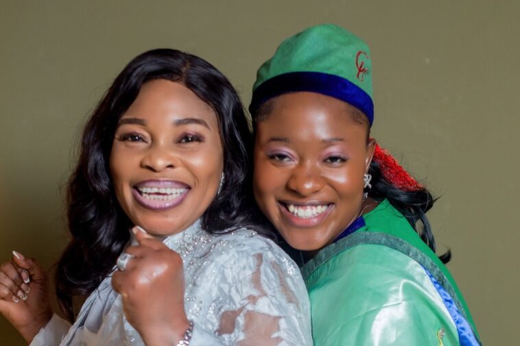 Tope Alabi and daughter, Deborah Alabi.
