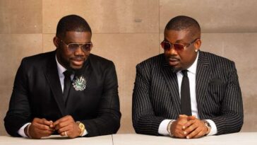 Don Jazzy and Tega Oghenejobo