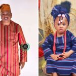 Jide Kosoko and his granddaughter